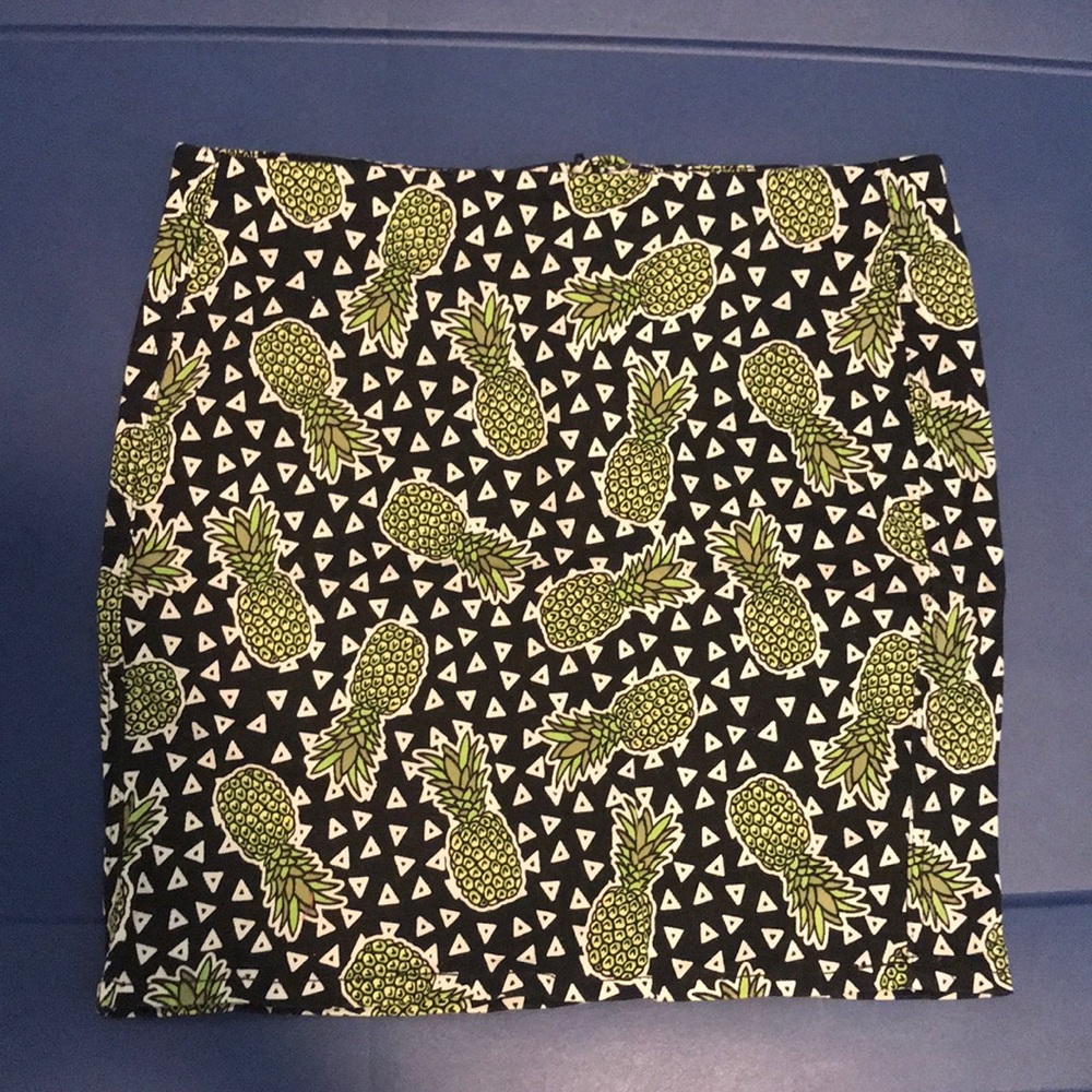 Pineapple Print Skirt